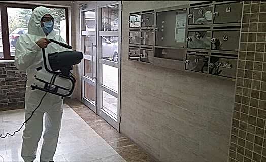 Apartman Dezenfektan Uygulama