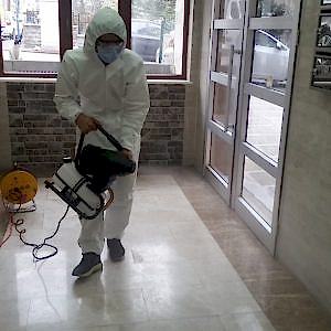 Apartman Dezenfektan Uygulama